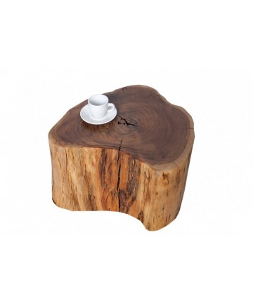 Masywny stolik kawowy z litego drewna