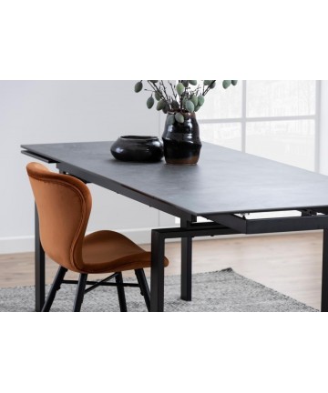 Stół rozkładany Clean czarny 160 – 240