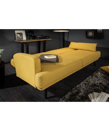 Sofa Atelier żółta z funkcją spania