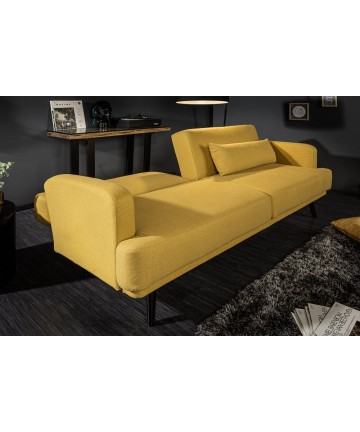 Sofa Atelier żółta z funkcją spania