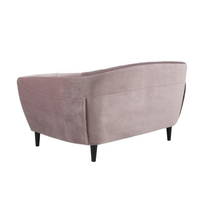 Sofa Riana 2 osobowa pudrowy róż Velvet