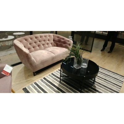 Sofa Riana 2 osobowa pudrowy róż 