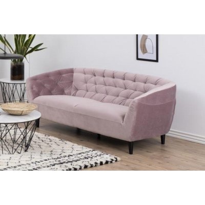 Sofa Riana 3 osobowa pudrowy róż