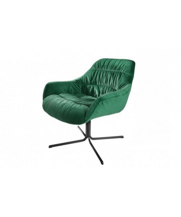 Elegancki fotel zielony z...