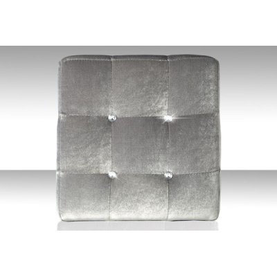 Szara pufa pikowana glamour z kryształkami – Pic Diamond Fluff