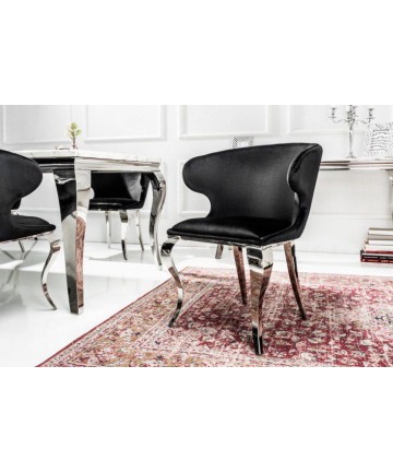 Krzesło Barocco Czarne styl...