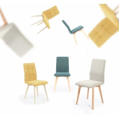 Krzesło Comfort Slim  pikowane dowolny kolor