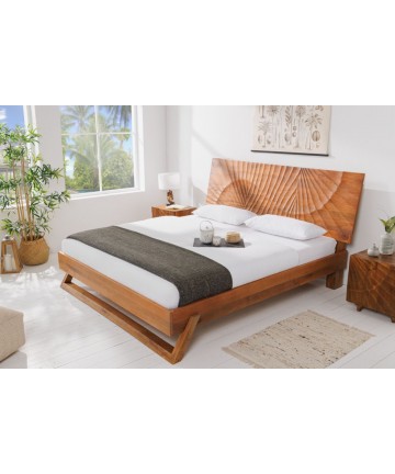 Drewniane łóżko Paro 180x200