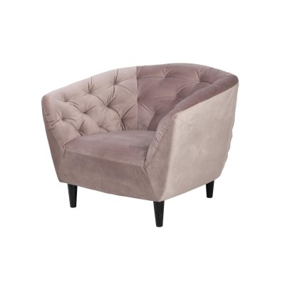 Fotel Riana pudrowy róż – elegancki i wygodny fotel do salonu Modo4u