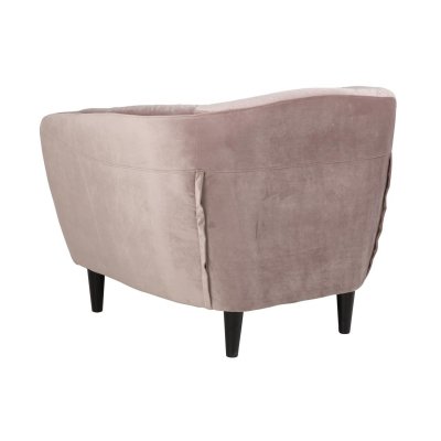 Fotel Riana pudrowy róż – elegancki i wygodny fotel do salonu Modo4u