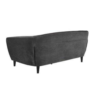 Sofa Riana 3 osobowa grafit Velvet