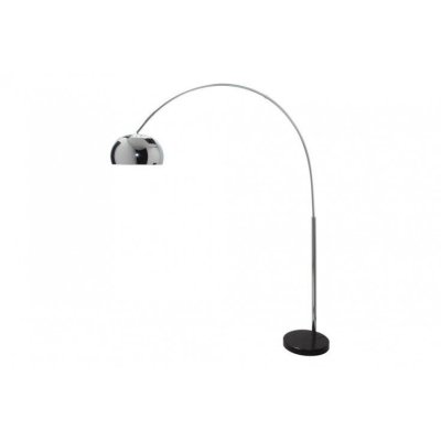 eleganckie lampy podłogowe chromowane do salonu styl nowoczesny