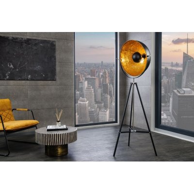 Lampa Podłogowa Atelier czarno złota 160