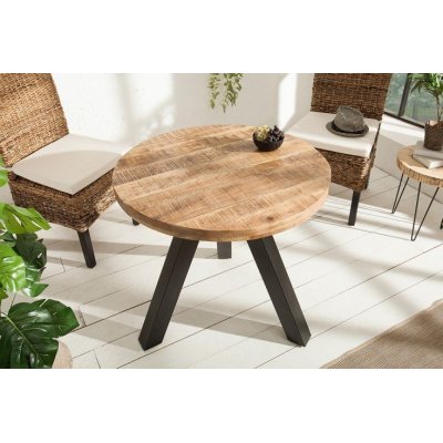 Stół Multi Mango Ring 80 okrągły drewniany masywny