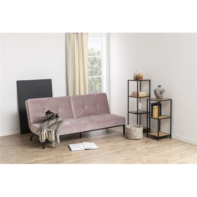 Sofa Split Velvet pudrowy róż