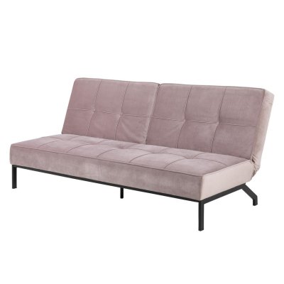 Sofa Split Velvet pudrowy róż