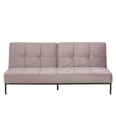 Sofa Split Velvet pudrowy róż