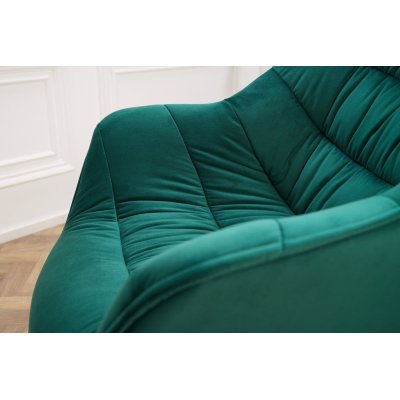 Krzesło Miami ciemnozielone Velvet