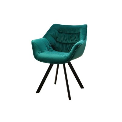 Krzesło Miami ciemnozielone Velvet