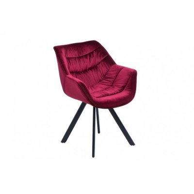 Krzesło Miami Bordowe Velvet