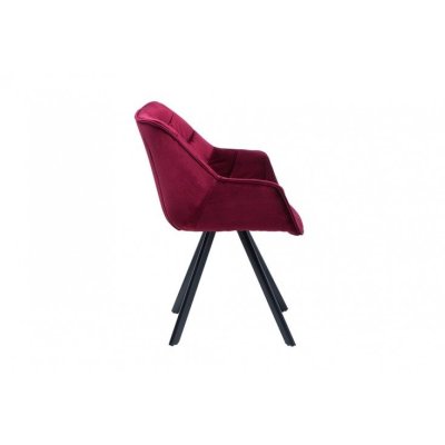 Krzesło Miami Bordowe Velvet
