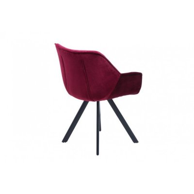Krzesło Miami Bordowe Velvet