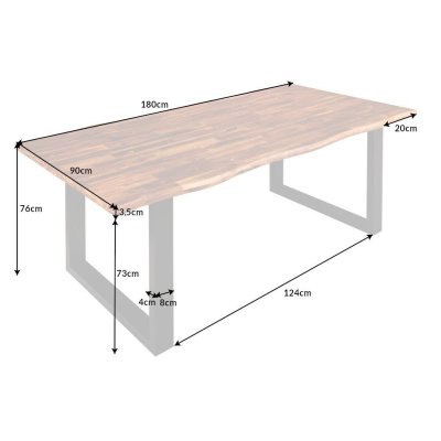 Stół drewniany 180 - Wood - Modo4u.pl