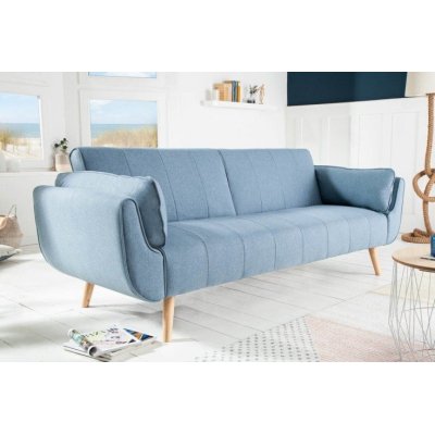 Rozkładana sofa Monaco jasnoniebieska
