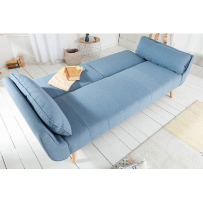 Rozkładana sofa Monaco jasnoniebieska