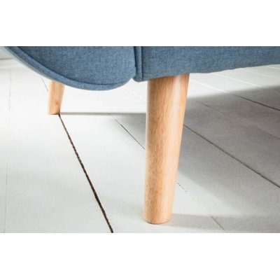 Rozkładana sofa Monaco jasnoniebieska