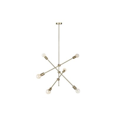 Lampa War wisząca złota